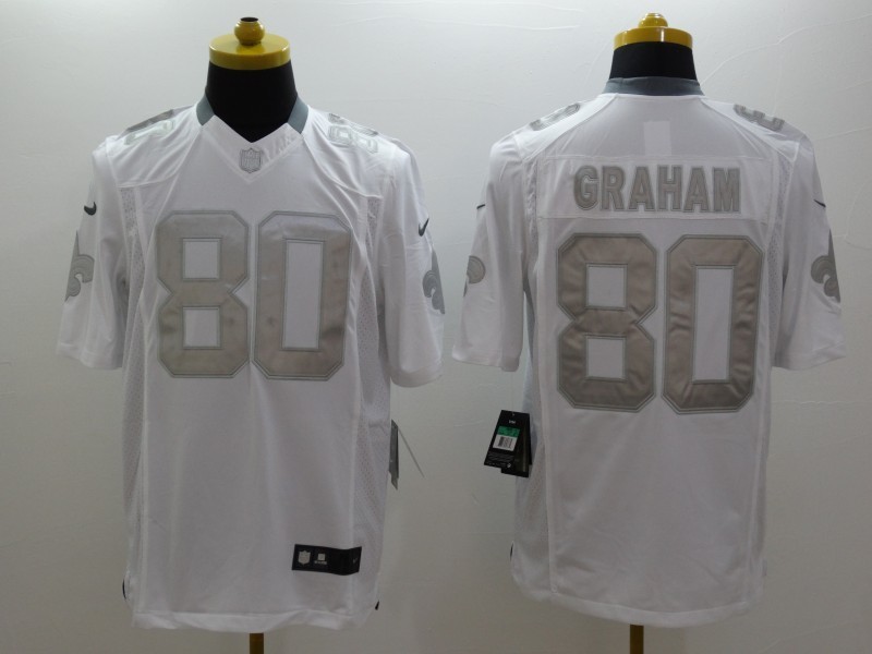 Men's New Orleans Saints Jimmy Graham #80 White Jersey